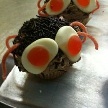 Pastelería La Golosa cupcakes en forma de araña