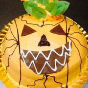 Pastelería La Golosa tarta de Halloween de calabaza